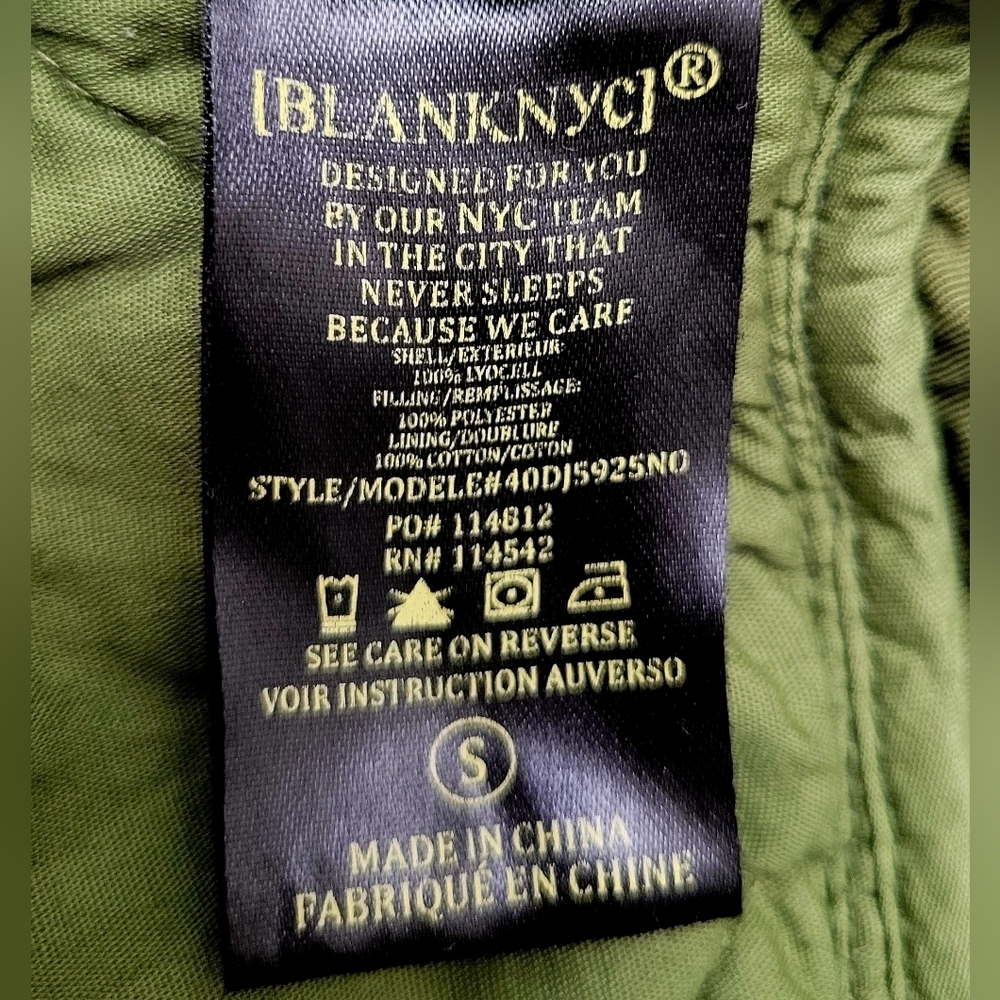 BLANKNYC Green Quilted Women’s Jacket | Size Small - Picture 5 of 6